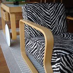 Alvar Aalto zebra easy chair