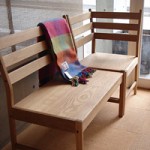 Oak Bench Set