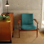 teak easy chair