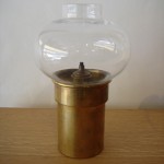 brass oil lamp